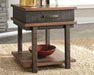 Stanah - Brown / Beige - Rectangular End Table - Simple Home Plus