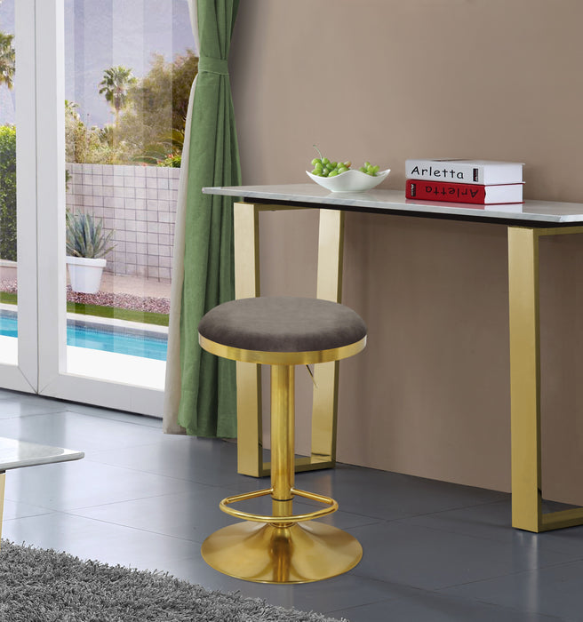 Brody - Adjustable Stool, Gold Base