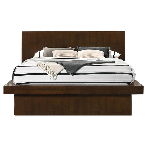 Jessica - Platform Bed with Rail Seating - Simple Home Plus