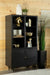 Santiago - Rectangular 4-Door Cabinet - Matte Black - Simple Home Plus