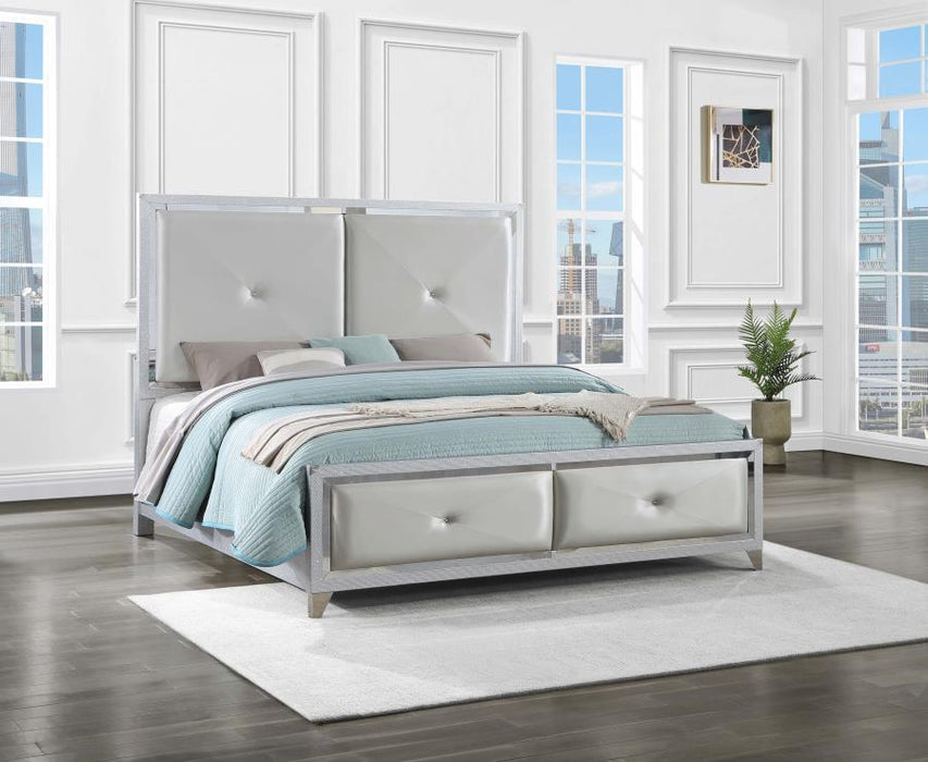 Larue - Upholstered Tufted Panel Bed - Simple Home Plus