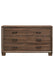 Brandon - 6-Drawer Dresser - Medium Warm Brown - Simple Home Plus