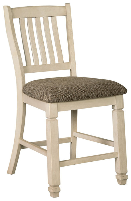 Bolanburg - Beige - Upholstered Barstool (Set of 2) - Simple Home Plus