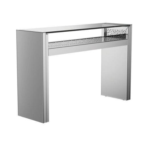 Edna - 1-Shelf Console Table - Silver - Simple Home Plus