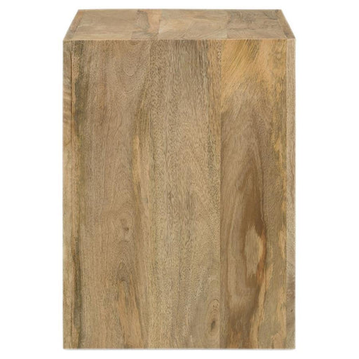 Benton - Rectangular Solid Wood End Table - Natural - Simple Home Plus