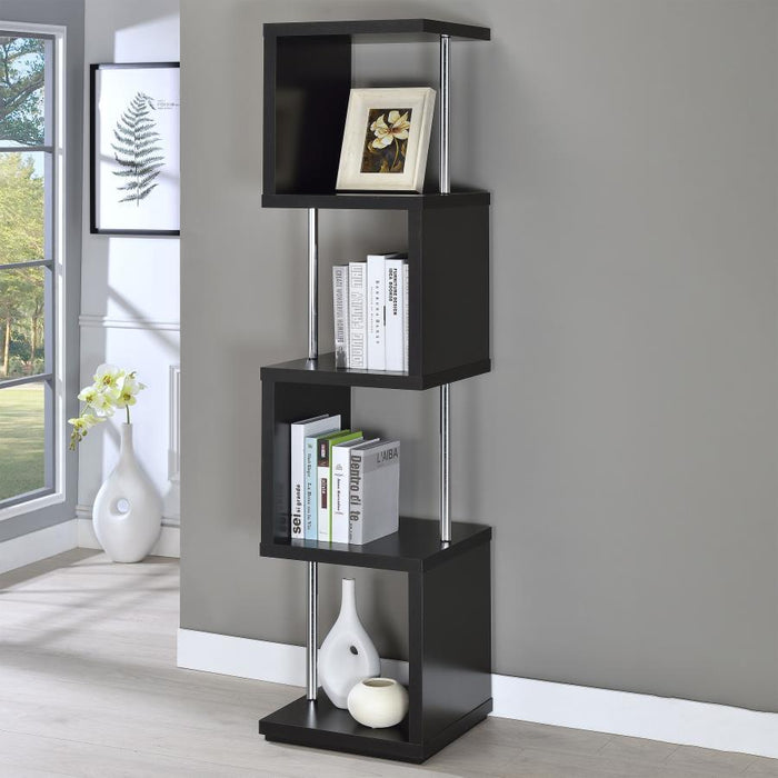 Baxter - 4-shelf Bookcase - Simple Home Plus