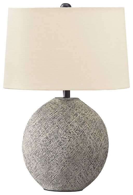 Harif - Beige - Paper Table Lamp - Simple Home Plus