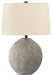 Harif - Beige - Paper Table Lamp - Simple Home Plus