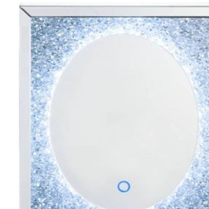 23" Lighted Accent Mirror - Silver