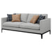 Apperson - Cushioned Back Sofa - Light Gray - Simple Home Plus