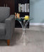 Laning - Round Accent Table - Clear - Simple Home Plus