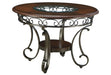 Glambrey - Brown - Round Dining Room Table - Simple Home Plus