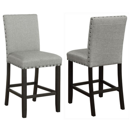 Kentfield - Solid Back Upholstered Stools (Set of 2) - Simple Home Plus