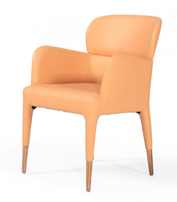 Rosegold Dining Chair - Peach