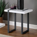 Eimear - End Table - White / Black - Simple Home Plus