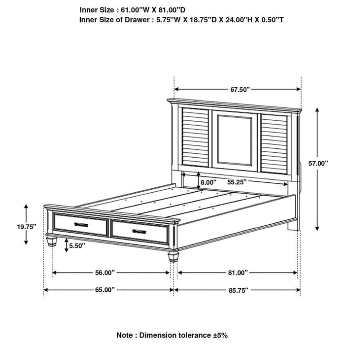 Franco - Storage Bed - Simple Home Plus