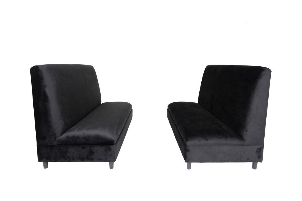 Two Piece Seating Set - Black