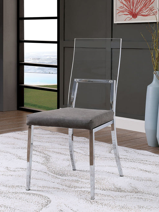 Casper - Side Chair (Set of 2) - Pearl Silver - Simple Home Plus