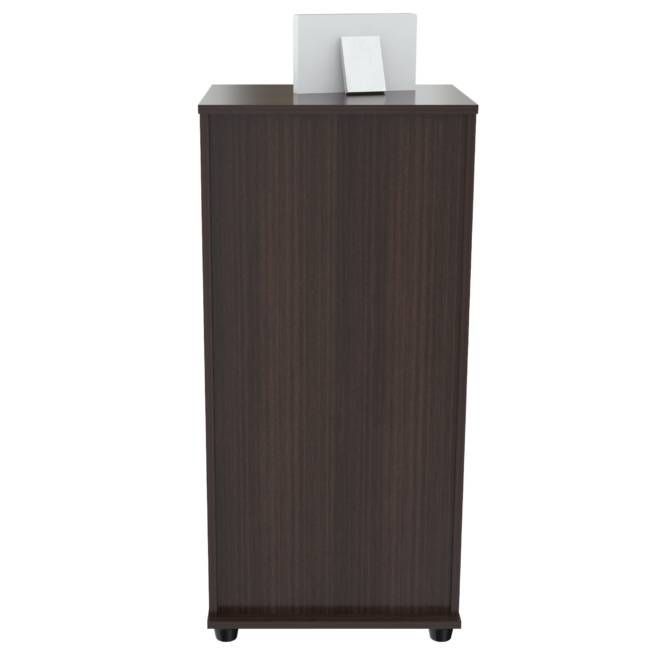 Wood Three Drawer Filing Cabinet - Espresso