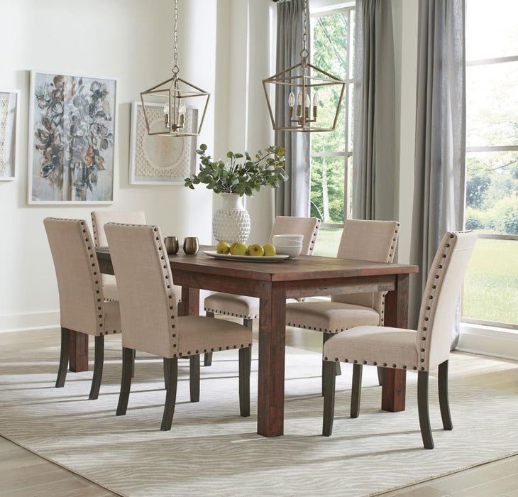 Coleman - Dining Set - Rustic Golden Brown - Simple Home Plus