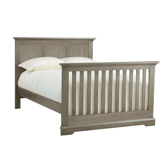 Solid And Manufactured Wood Standard Four In One Convertible Crib - Ash Gray