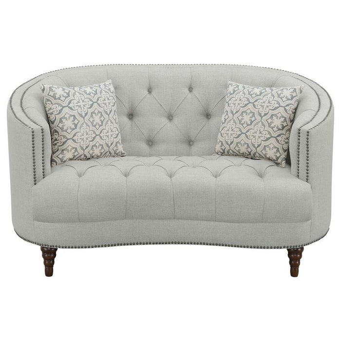 Avonlea - Upholstered Sloped Arm Loveseat - Simple Home Plus