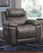 Erlangen - Dark Gray - Pwr Recliner/Adj Headrest - Simple Home Plus