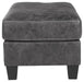 Venaldi - Gunmetal - Ottoman - Simple Home Plus