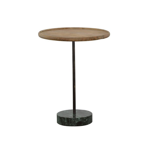 Ginevra - Round Marble Base Accent Table - Simple Home Plus