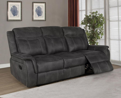 Lawrence - Upholstered Tufted Back Motion Sofa - Simple Home Plus