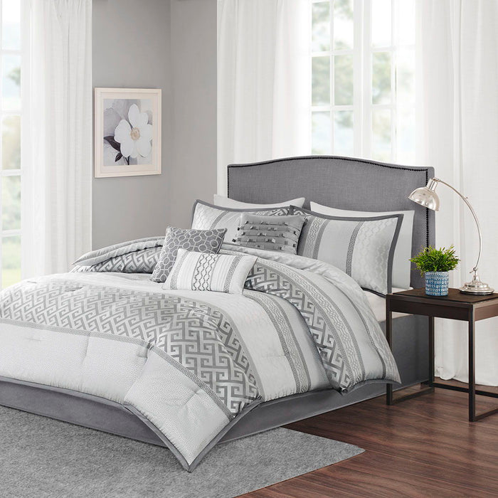 Bennett - Piece Comforter (Set of 7) - Gray