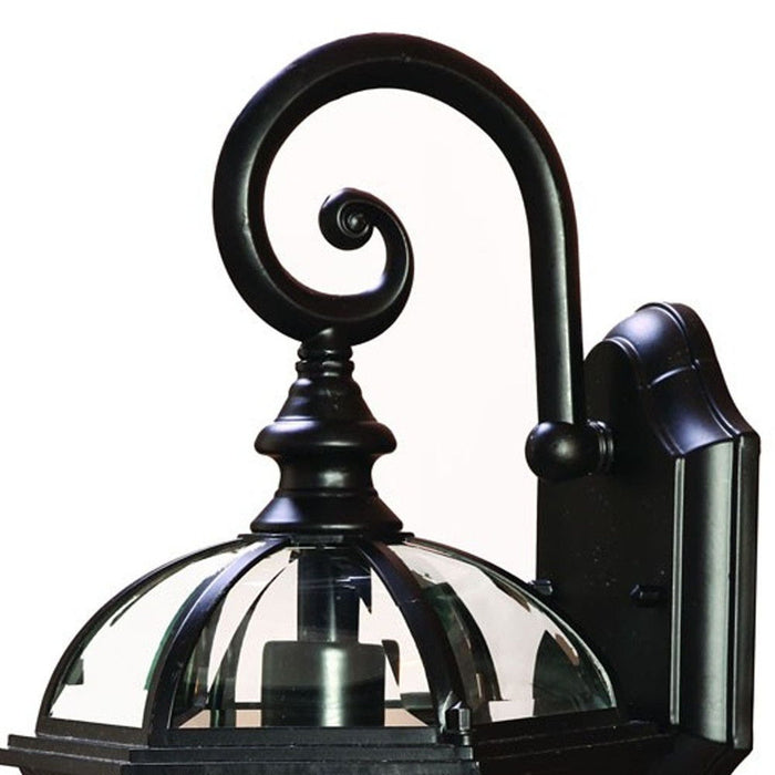 Eastern Lantern Wall Light - Matte Black