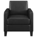 Julio - Upholstered Accent Chair With Track Arms - Black - Simple Home Plus