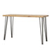 Zander - Sofa Table With Hairpin Leg - Natural And Matte Black - Simple Home Plus