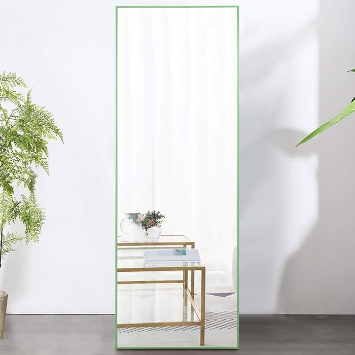 Framed Wall Mirror - Green