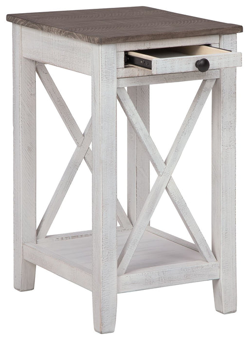 Adalane - White / Gray - Accent Table - Simple Home Plus