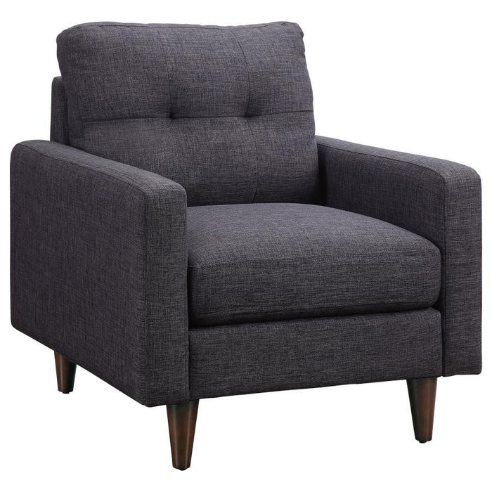 Watsonville - Tufted Back Chair - Gray - Simple Home Plus