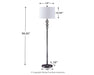 Joaquin - Clear / Chrome Finish - Crystal Floor Lamp - Simple Home Plus