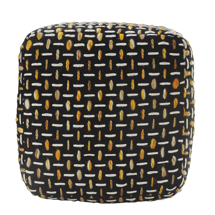 Ottoman Polyester - Black