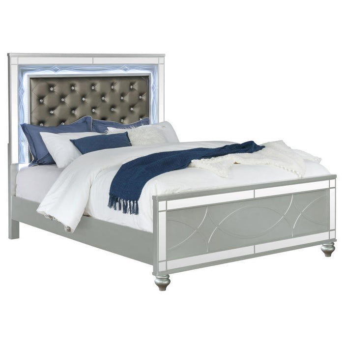 Gunnison - Panel Bed with LED Lighting - Simple Home Plus