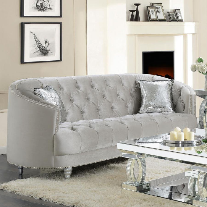 Avonlea - Upholstered Sloped Arm Sofa - Simple Home Plus