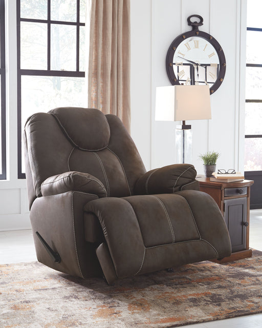 Warrior - Coffee - Rocker Recliner - Simple Home Plus