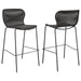 Mckinley - Upholstered Bar Stools With Footrest (Set of 2) - Simple Home Plus