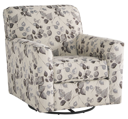 Abney - Platinum - Swivel Accent Chair - Simple Home Plus