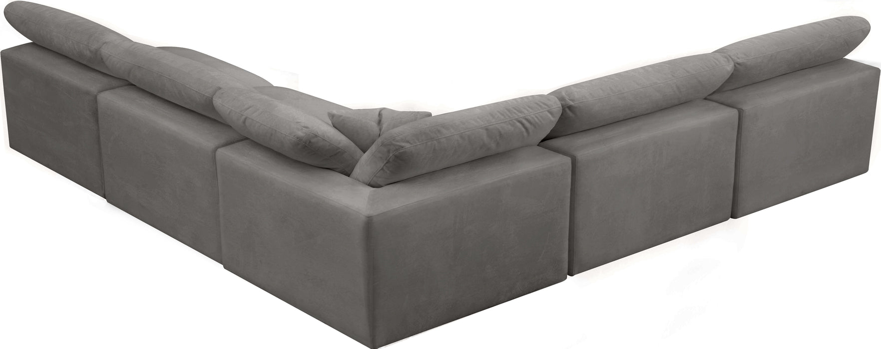 Cozy - Modular Sectional Cloud - Grey - Fabric