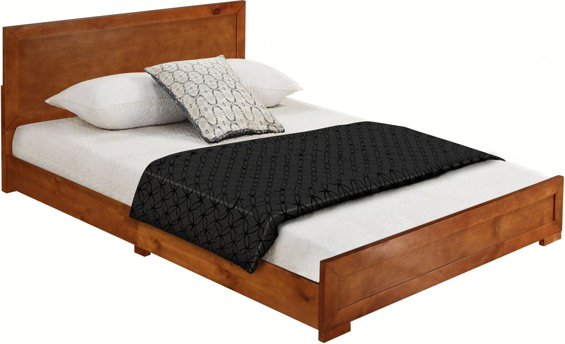 Wood Full Platform Bed - Cherry