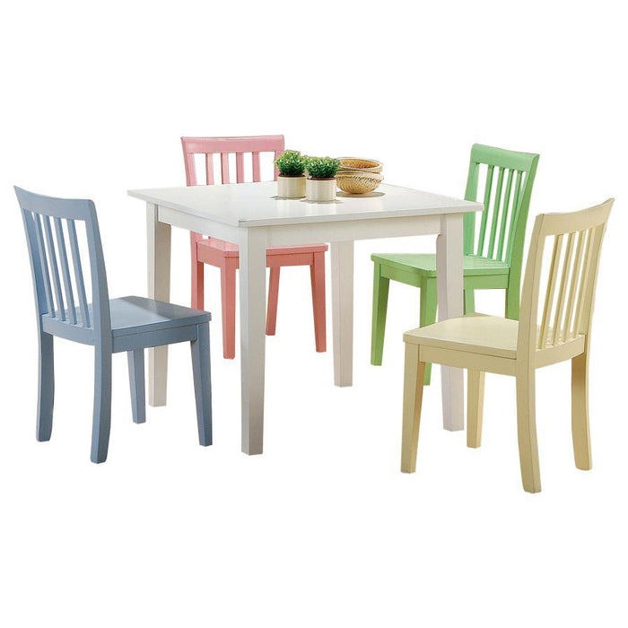 Rory - 5 Piece Dining Set - Multi Color - Simple Home Plus