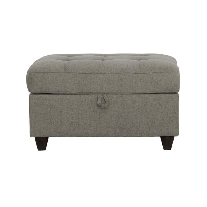 Stonenesse - Tufted Storage Ottoman - Gray - Simple Home Plus