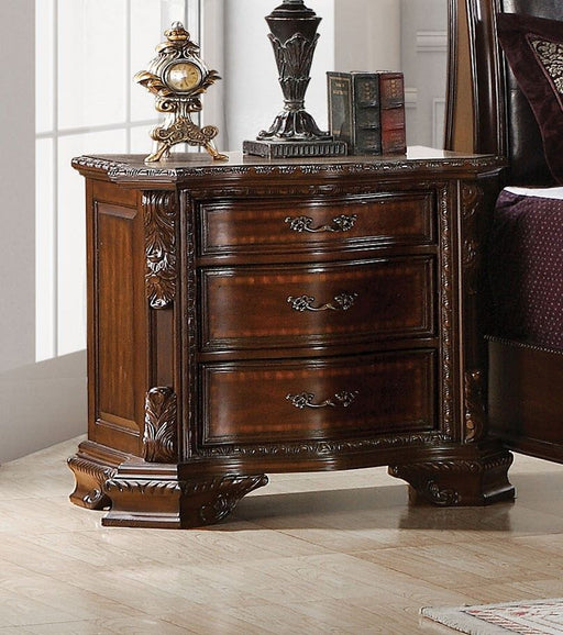 Monte Vista - Nightstand - Brown Cherry - Simple Home Plus