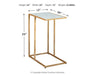 Lanport - Champagne / White - Accent Table - Simple Home Plus